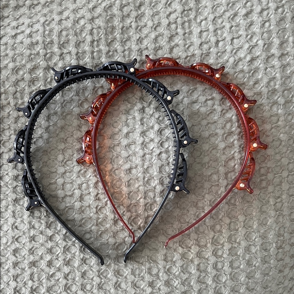 Black and Red Decorative Headbands